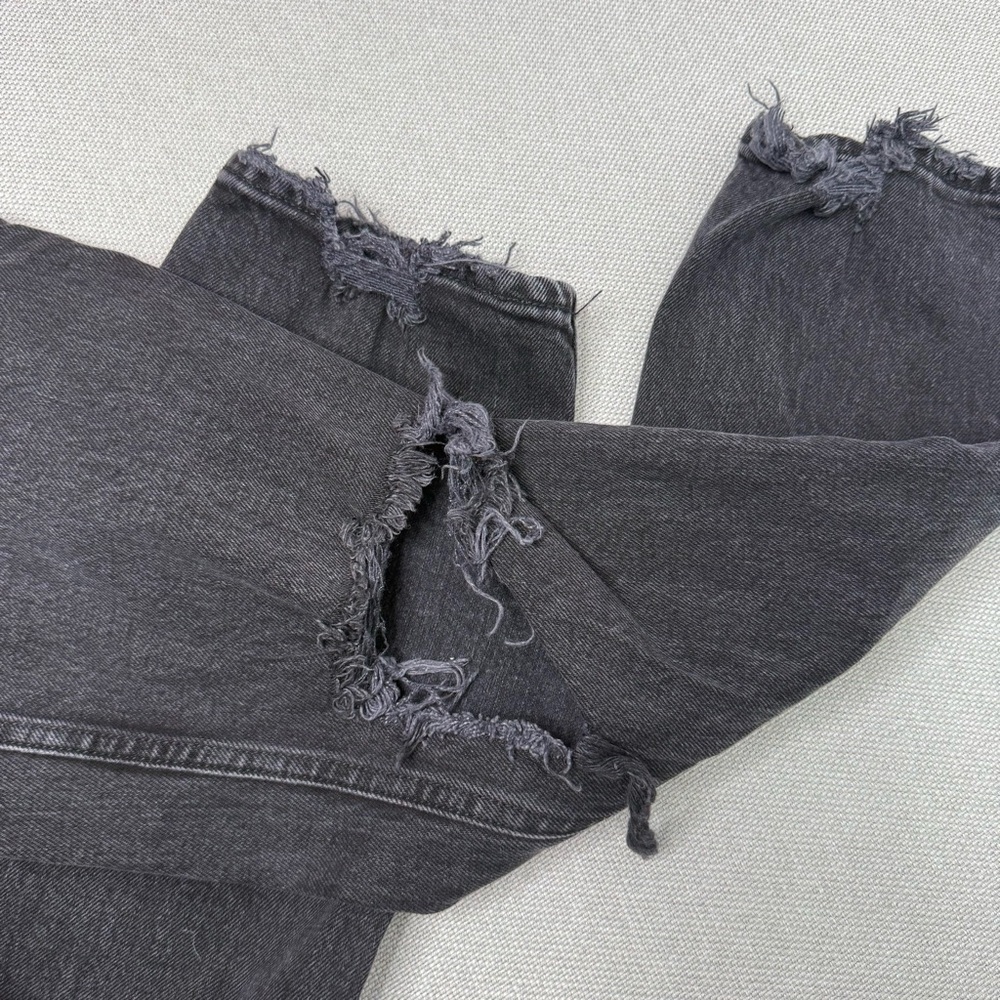 Abercrombie‎ & Fitch Curve Love 90s Ultra High Rise Straight Jeans 25 0 - Picture 5 of 7